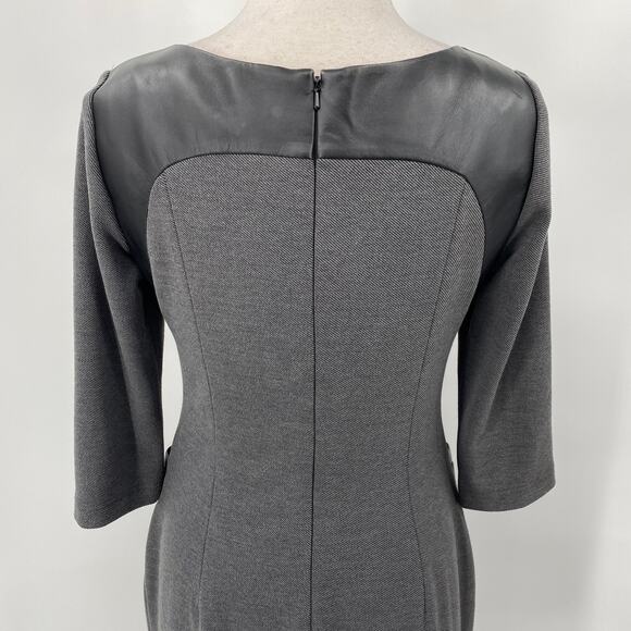 Kay Unger Black and Gray Midi Dress - Picture 7 of 10